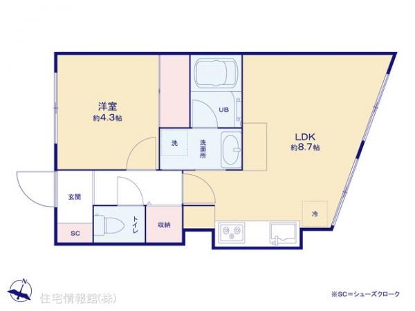 中古マンション 東京都練馬区貫井４丁目2-31 西武池袋線富士見台駅 1,630万円