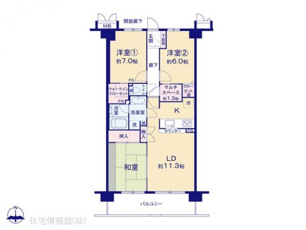中古マンション 千葉県松戸市五香西２丁目20-1 京成松戸線五香駅 2,580万円