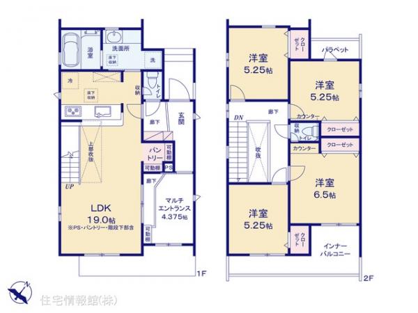 新築戸建 千葉県市川市中国分５丁目578-64 北総鉄道矢切駅 5,190万円