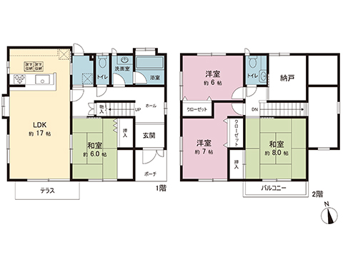 中古戸建 厚木市森の里４丁目 小田急線本厚木駅 2,380万円