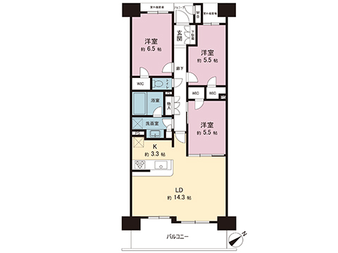 中古マンション 宇都宮市宮みらい 宇都宮芳賀ライト線宇都宮駅東口駅 3,980万円