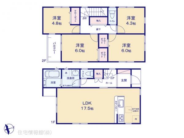 新築戸建 千葉県我孫子市若松171 JR常磐線（上野〜取手）我孫子駅 3,480万円