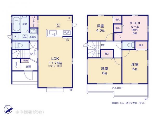 新築戸建 埼玉県川越市砂新田５丁目30-8 東武東上線新河岸駅 3,690万円
