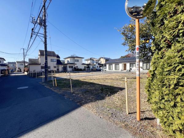 宇都宮市石井町 土地 前面道路含む現地写真