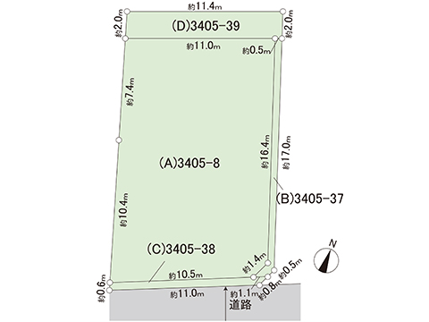 土地 宇都宮市石井町 宇都宮芳賀ライト線峰駅 1,880万円