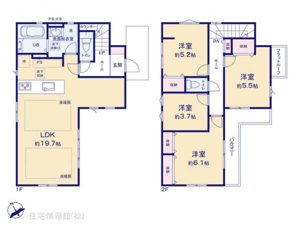 新築戸建 東京都小金井市貫井南町５丁目1-18 JR中央線武蔵小金井駅 6,499万円
