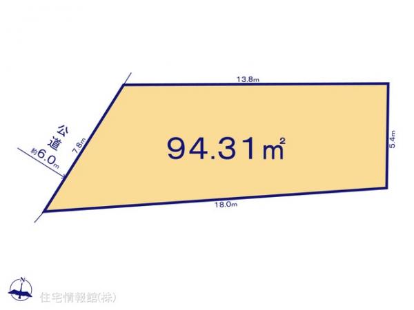 土地 神奈川県相模原市南区上鶴間３丁目4-33 小田急江ノ島線東林間駅 2,480万円