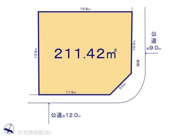 土地 東京都八王子市北野台３丁目27-1 京王線北野駅 3,180万円