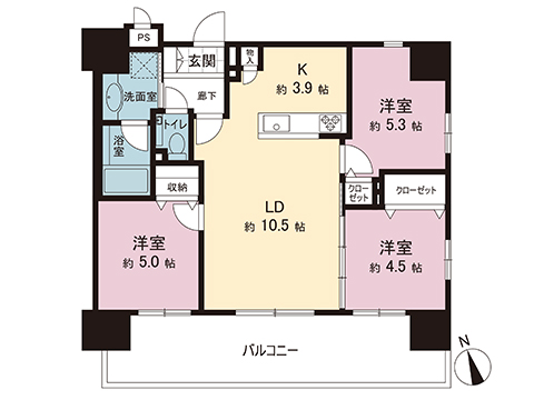 中古マンション 川越市新富町１丁目 西武新宿線本川越駅 3,780万円