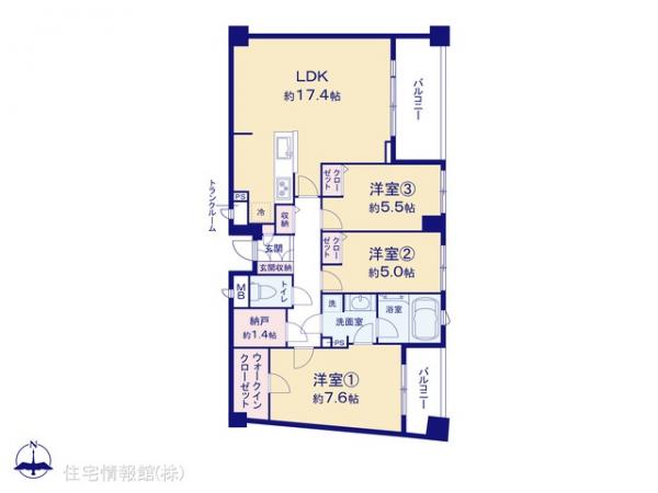 中古マンション 神奈川県横浜市瀬谷区五貫目町10-40 東急田園都市線南町田グランベリーパーク駅 3,899万円