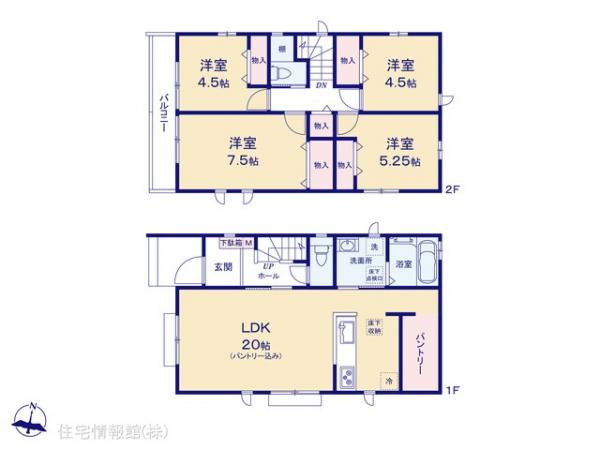 新築戸建 埼玉県新座市西堀２丁目3-3 西武池袋線東久留米駅 4,190万円