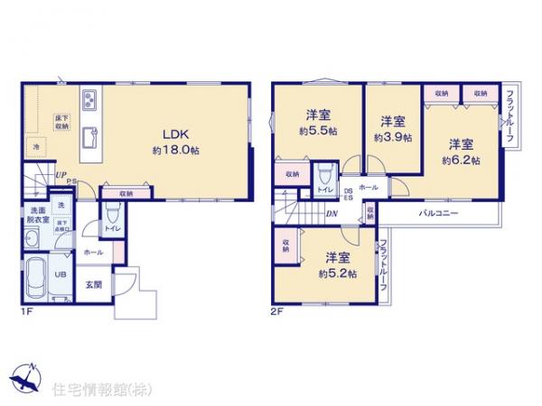 新築戸建 埼玉県川口市長蔵３丁目7 埼玉高速鉄道戸塚安行駅 4,999万円
