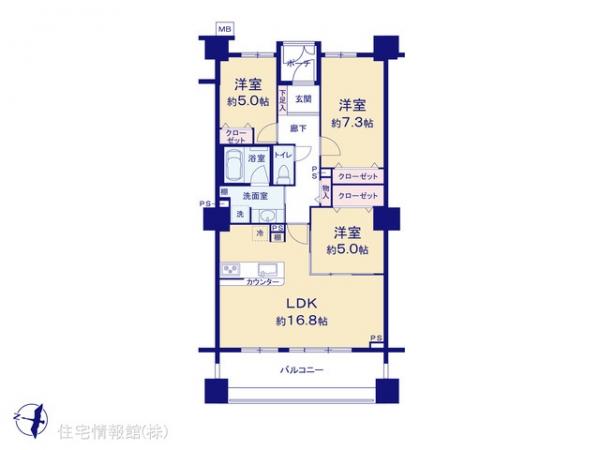 中古マンション 神奈川県川崎市川崎区追分町14-14 JR東海道本線(東京〜熱海)川崎駅 4,799万円