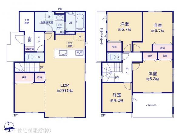 新築戸建 埼玉県狭山市柏原2520-200 西武新宿線狭山市駅 4,299万円