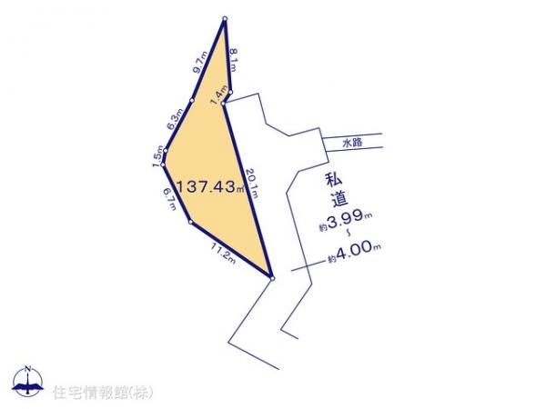 土地 東京都立川市柴崎町５丁目79 多摩モノレール柴崎体育館駅 2,990万円