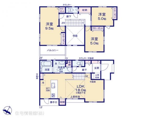 新築戸建 埼玉県ふじみ野市大井中央１丁目1094-27 東武東上線ふじみ野駅 4,490万円