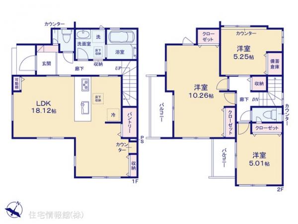 新築戸建 埼玉県ふじみ野市大井中央１丁目1094-64 東武東上線ふじみ野駅 4,480万円
