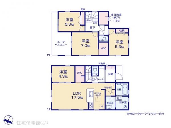 新築戸建 埼玉県川越市大字寺尾88-2 東武東上線新河岸駅 4,480万円