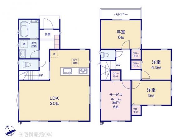 新築戸建 千葉県鎌ケ谷市東道野辺５丁目10-40 東武野田線馬込沢駅 3,380万円