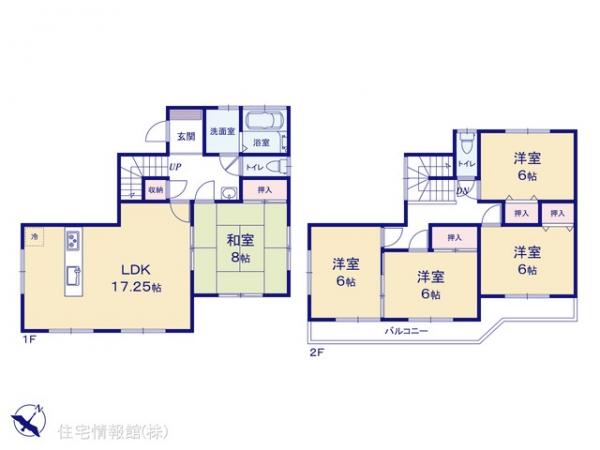 中古戸建 埼玉県桶川市大字川田谷6704-17 JR高崎線北本駅 1,899万円