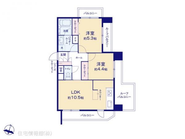 中古マンション 神奈川県横浜市港北区篠原東１丁目12-18 横浜市営地下鉄ブルーライン岸根公園駅 2,180万円