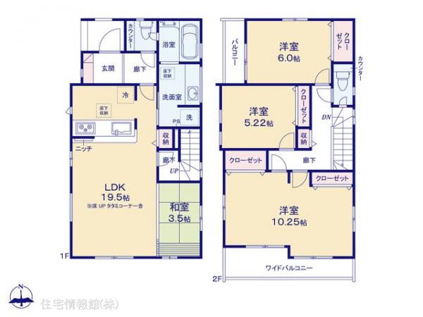 新築戸建 埼玉県川越市今成２丁目14 JR川越線西川越駅 4,198万円