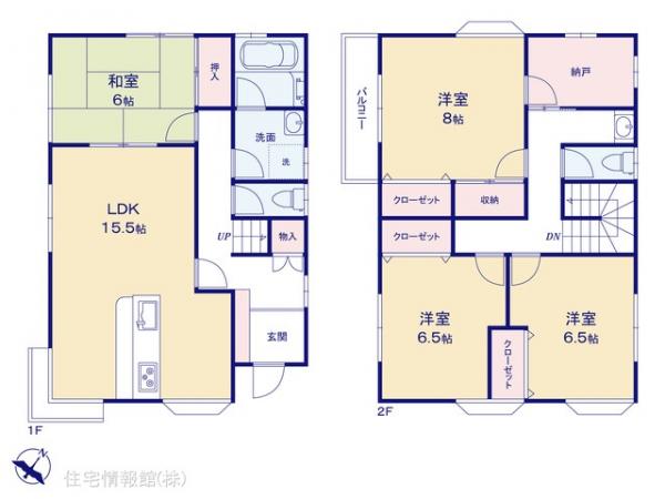 中古戸建 千葉県佐倉市宮小路町72-9 JR総武本線佐倉駅 1,099万円