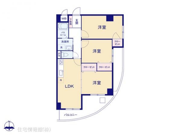 中古マンション 埼玉県川口市北原台２丁目14-37 JR武蔵野線東川口駅 2,780万円