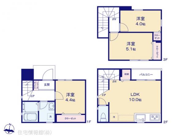 新築戸建 神奈川県横浜市鶴見区佃野町16-3 JR京浜東北線鶴見駅 4,180万円