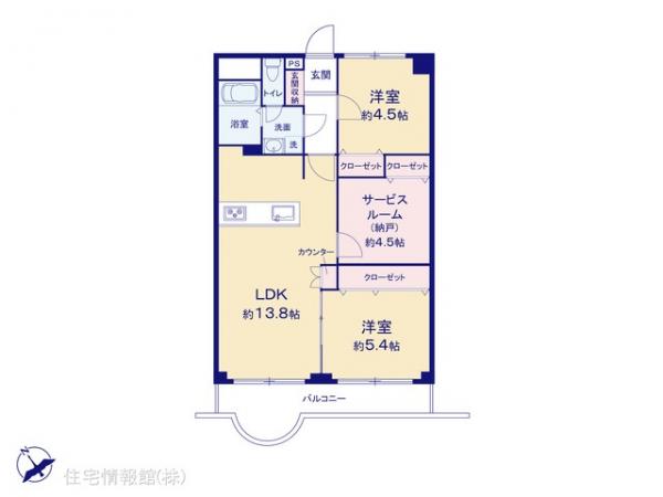 中古マンション 埼玉県さいたま市南区白幡３丁目1-9 JR武蔵野線武蔵浦和駅 2,998万円