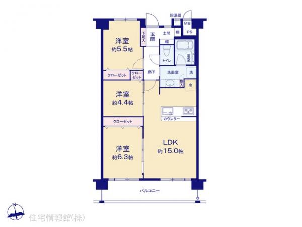 中古マンション 東京都江戸川区南葛西７丁目2-2 東西線葛西駅 4,599万円