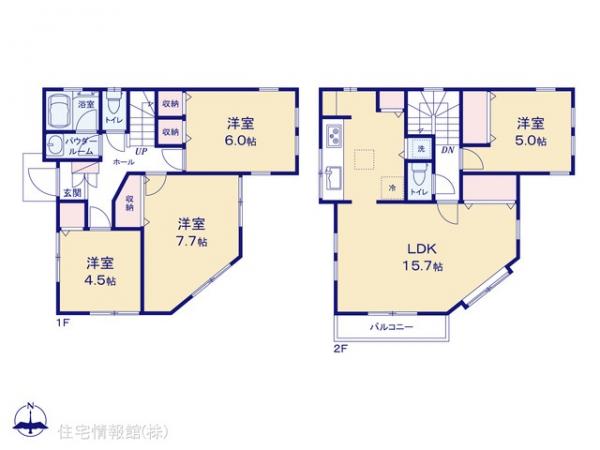 中古戸建 神奈川県横浜市港南区笹下３丁目2-20 京急本線屏風浦駅 2,899万円