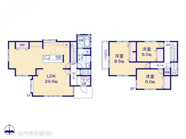 中古戸建 神奈川県大和市つきみ野８丁目6-16 東急田園都市線つきみ野駅 5,599万円