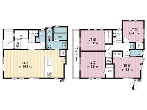 新築戸建 小田原市酒匂２丁目 JR東海道本線(東京〜熱海)鴨宮駅 3,880万円