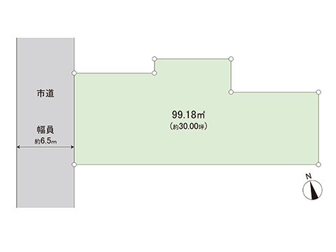 土地 宇都宮市南大通り１丁目 宇都宮芳賀ライト線宇都宮駅東口駅 1,950万円