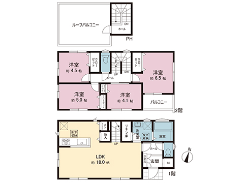 新築戸建 横須賀市舟倉１丁目 京急久里浜線京急久里浜駅 4,480万円