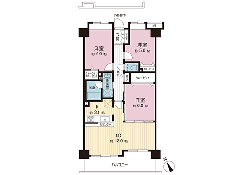 中古マンション 川口市元郷２丁目 埼玉高速鉄道川口元郷駅 3,699万円