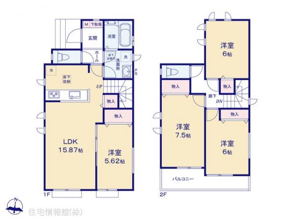 新築戸建 神奈川県横浜市旭区中沢３丁目 相鉄本線二俣川駅 5,390万円