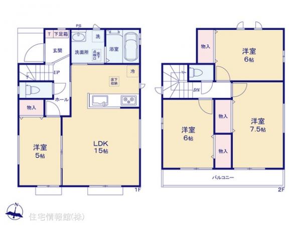 新築戸建 埼玉県ふじみ野市松山２丁目4-18 東武東上線上福岡駅 3,790万円