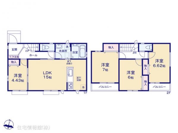 新築戸建 埼玉県ふじみ野市松山２丁目4-18 東武東上線上福岡駅 3,590万円
