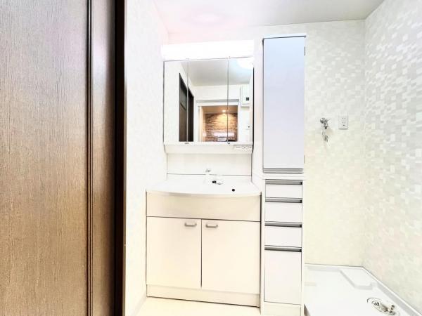 キャッスル東海大学前マンション 洗面化粧台