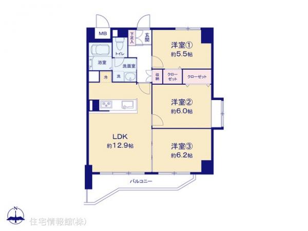 中古マンション 神奈川県平塚市西真土１丁目7-19 JR東海道本線(東京〜熱海)平塚駅 1,990万円