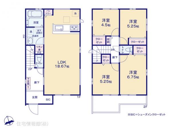 新築戸建 千葉県千葉市花見川区瑞穂３丁目5-1 JR中央・総武線幕張駅 4,790万円