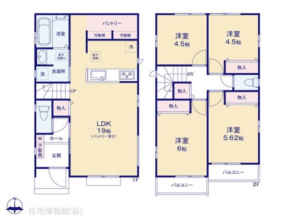 新築戸建 東京都足立区花畑４丁目31 東武伊勢崎線竹ノ塚駅 4,990万円