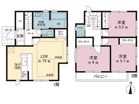 新築戸建 横浜市瀬谷区下瀬谷２丁目 相鉄本線瀬谷駅 4,180万円