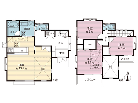 中古戸建 八王子市大谷町 JR八高線（八王子〜高麗川）北八王子駅 3,399万円
