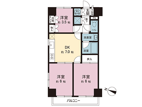 中古マンション 座間市相武台１丁目 小田急線相武台前駅 1,780万円