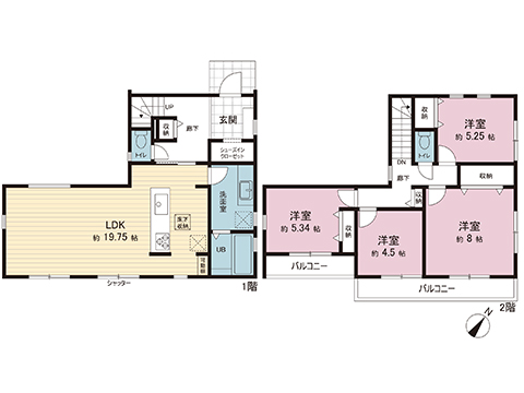 新築戸建 横浜市磯子区洋光台３丁目 JR根岸線洋光台駅 7,980万円