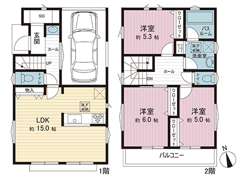 新築戸建 綾瀬市寺尾南２丁目 相鉄本線かしわ台駅 3,390万円