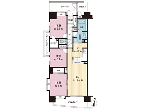 中古マンション 川越市脇田本町 JR川越線川越駅 3,980万円